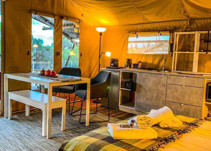 Luksustelt African Safari Canvas Tent Sea View *