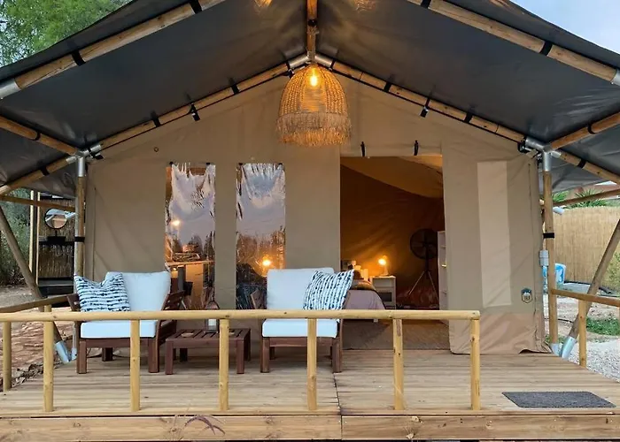 African Safari Canvas Tent Sea View *