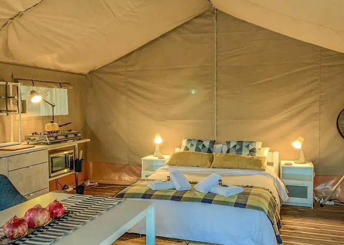 African Safari Canvas Tent Sea View